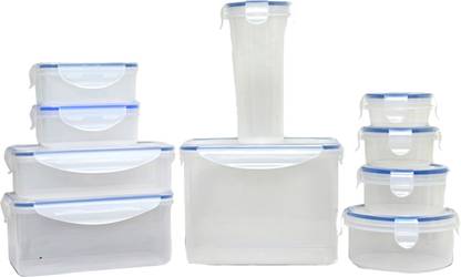 DSJ KITCHEN Plastic Tea Coffee & Sugar Container  - 100 ml, 150 ml, 300 ml, 325 ml, 325 ml, 500 ml, 600 ml, 800 ml, 1350 ml, 2700 ml