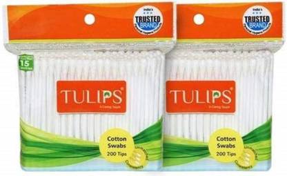 Tulips Cotton swabs buds