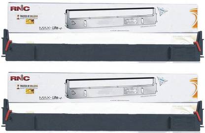 RNC DMP RIBBON CARTRIDGE COMPTABLE FOR TVS MSP 45/55/145/155/245/255 2PC. Black Ink Cartridge
