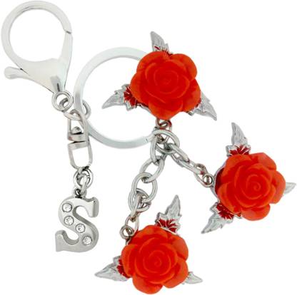 MGP FASHION Stylish & Beautiful Red Rose keyring Key Chain