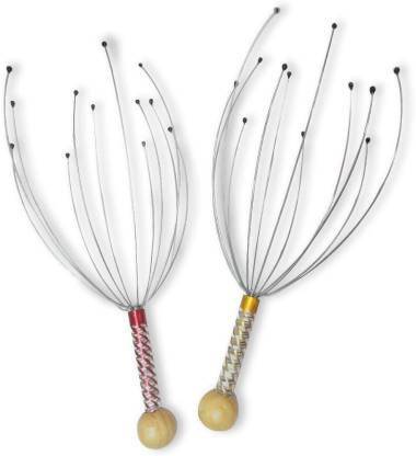 Happie Shopping Bokoma Bokoma Hand Held Scalp Head Massager Pain Relief- Set Of 2 Massager