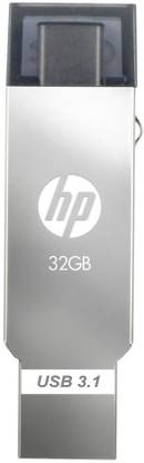 HP x304m C Type OTG 32 GB Pen Drive Compatible with Mobile, Laptop, Desktop Computer USB 3.1 Metal Case
