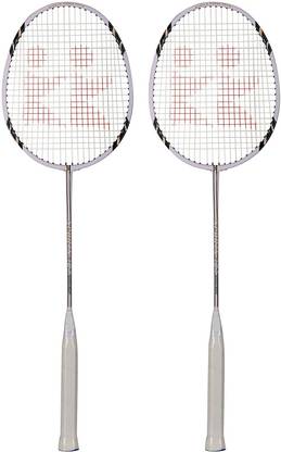 SBM Badminton Racquet CL-401 White Strung Badminton Racquet