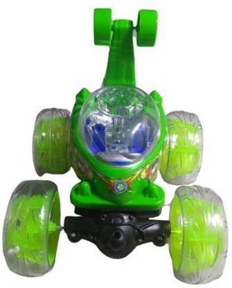 Toy Stunt Rolling Car with Remote Control