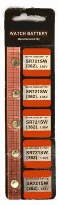 UVARI SR721SW SILVER OXIDE WATCH BATTERY 1.55V 5-piece Watch Repair Kit
