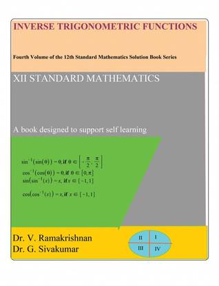 Inverse Trigonometric Functions  - Fourth Volume of the 12th Standard Mathematics Solution Book Series