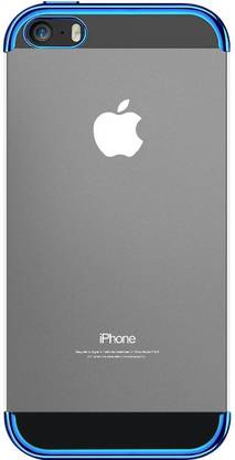 Vaku Back Cover for iPhone 5/5s/SE Transparent Soft TPU Causeway Series Electroplated Shine Case