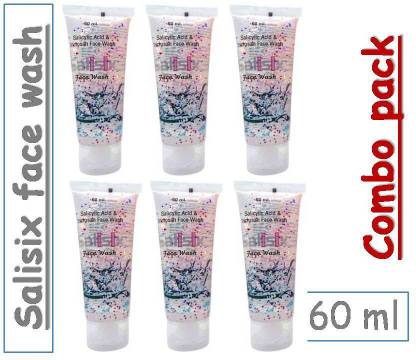 salisix Triclosan  6 pic Face Wash