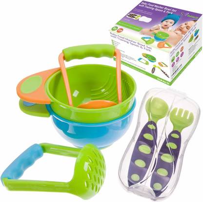 BabieB Mash and Serve Bowl Set  - Plastic