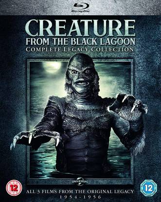 Creature: Complete Legacy 3 Movies Collection: Creature From the Black Lagoon + Revenge of the Creature + The Creature Walks Among Us (2-Disc Set) (Region Free) (Fully Packaged Import)
