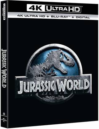 Jurassic World (4K UHD + Blu-ray + Digital Download) (2-Disc Set) (Slipcase Packaging + Region Free) (Fully Packaged Import)