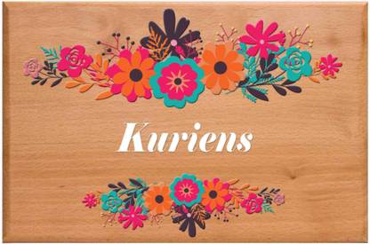 Apur Wooden Kuriens Name Plate