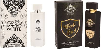 WIND SONG Unisex Apparel Perfume Royal White , Week End ( new series )200 ml Perfume  -  200 ml