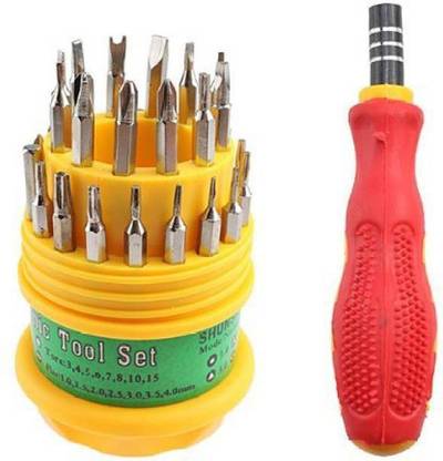 BROTHER And SISTA Ratchet Screwdriver Set (Pack of 31) Offset Screwdriver Set