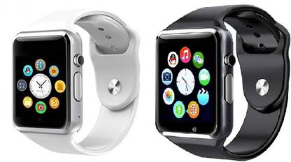 REEPUD Black & White Smartwatch With Calling Smartwatch