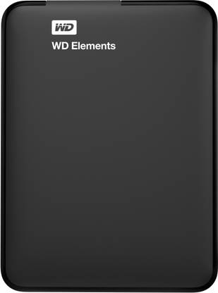 WD Elements 2 TB Wired External Hard Disk Drive (HDD)