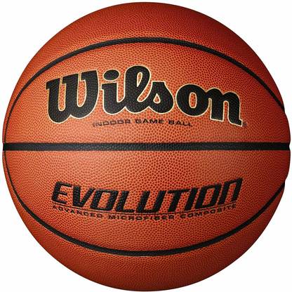 WILSON Evolution Indoor Game Basketball - Size: 5