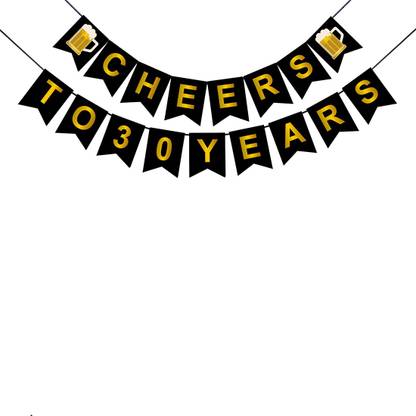 Party Propz TM Ice Cream Banner / Ice Cream Hanging Décor Garland for a Summer Party or Children's Birthday Banner