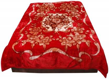 Abicon Printed Double Mink Blanket for  Heavy Winter
