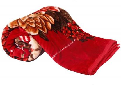 Abicon Printed Double Mink Blanket for  Heavy Winter