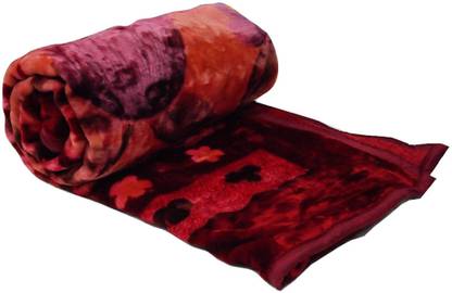 Abicon Printed Single Mink Blanket for  Heavy Winter