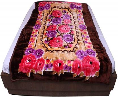 Abicon Printed Double Mink Blanket for  Heavy Winter