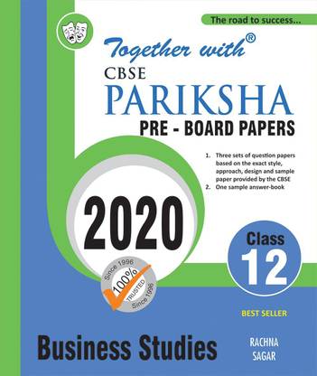 Business Studies CBSE Pariksha Pre Board Papers for Class 12 (Examination 2020)