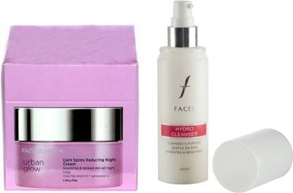 फासस्कानादा URBAN GLOW DARK SPOTS REDUCING NIGHT CREAM AND HYDRO CLEANSER 100 ML (PACK OF 2)
