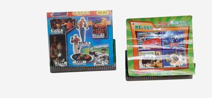 VK MART 16 Bit Tv Video Game Cassetts Like 6-in1-8in-1 Games Includes  Gaming Accessory Kit