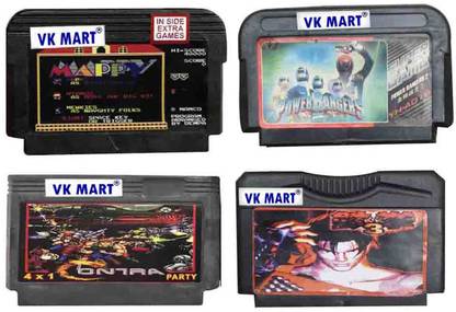 VK MART 8 Bit Tv Video Game Cassettes Like Mappy,  Gaming Accessory Kit
