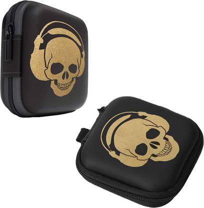 StealODeal Leather Zipper Headphone Case For Universal