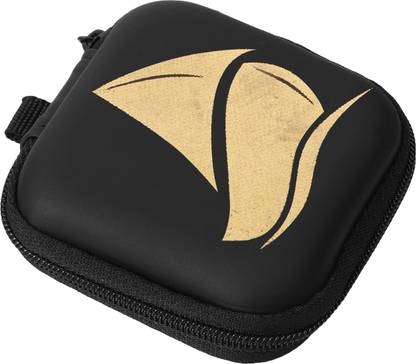 StealODeal Leather Zipper Headphone Case For Universal