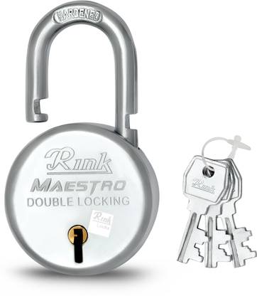 RINK ROUND LOCK WITH 3 KEY ( STEEL BODY ) 75 MM Padlock