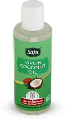 Safa Cold Pressed Natural Virgin Coconut Oil, 200 ml