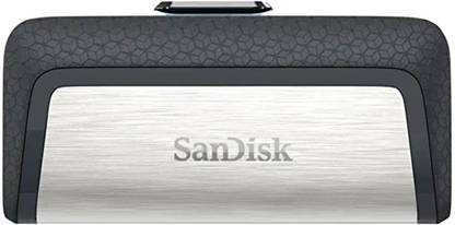 SanDisk Dual Drive TYpe C 32 GB OTG Drive Compatible with Laptop, Desktop Computer, Mobile, Netbook USB 3.1 Metal, Plastic Case