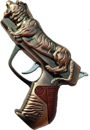OG Jaguar Copper Gun Shape Pocket Cigarette Lighter Copper Pocket Lighter