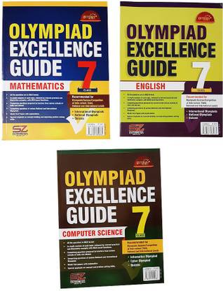 Olympiad Excellence Guide English/Compter Science/Mathematics Book For Class 7
