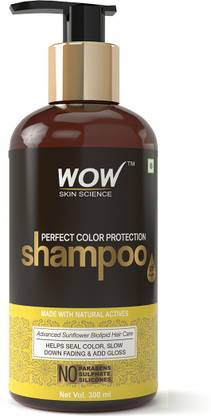 WOW SKIN SCIENCE Perfect Color Protection Shampoo - No Parabens, Sulphates & Silicones