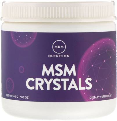 MRM MSM Crystals, 1,000 mg, 7.05 oz (200 g)