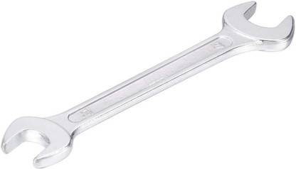 GSK Cut Double End Open Spanner Plated, 24 X 27 24 mm, 27 mm Double Sided Open End Wrench