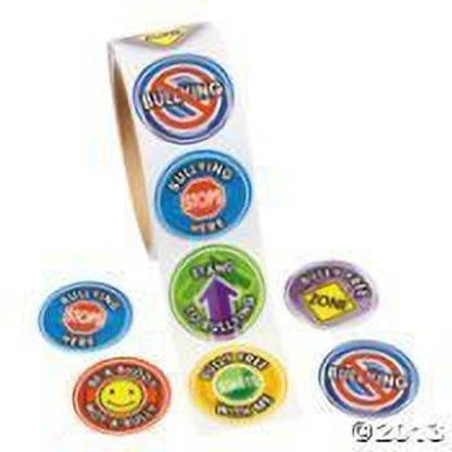 FUN EXPRESS 100 Anti-Bullying Stickers/Stand Up To Bullying/Be A Buddy -Not A