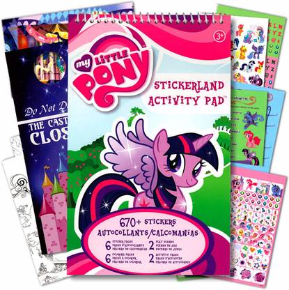 my LITTLE PONY Princess Sofia The First Stickerland Activity Pad With Bonus Stic