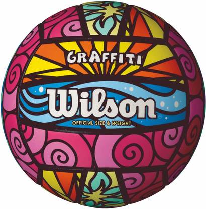 WILSON Graffiti Volleyball Volleyball - Size: 5