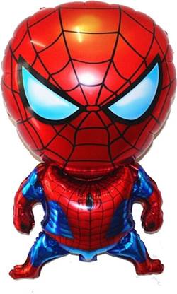 De-Ultimate Printed Multicolor Spider-Man Cartoon Character Printed 3D Foil For Party Celebration Balloon