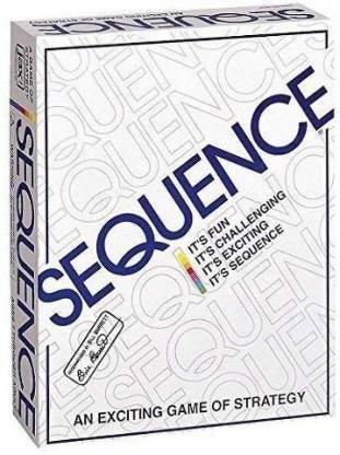 BN ENTERPRISE Sequence Board Games for Kids/Adults, Sequence Game Family Card Board Game Board Game Strategy & War Board Game