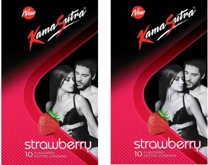 KS Strawberry Flavour Condom Condom