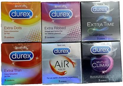DUREX Combo in Six Different Flavoured Condom