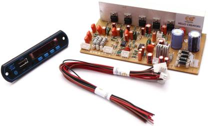 Electronic Spices Combo of 6.1 5 Channel Home Theater, Audio Amplifier Board Kit 5.1-6.1 150W TDA 2030 Support with Bluetooth FM with Remote Sound Recorder and Sound Circuit Electronic Hobby Kit