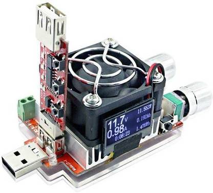 Solnoi Electronics Charger USB Tester QC2.0/3.0 Trigger Quick Charge, 35W Constant Current Load Micro Controller Board Electronic Hobby Kit