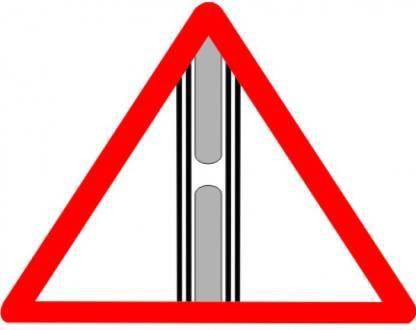 parth Gap In Median Emergency Sign